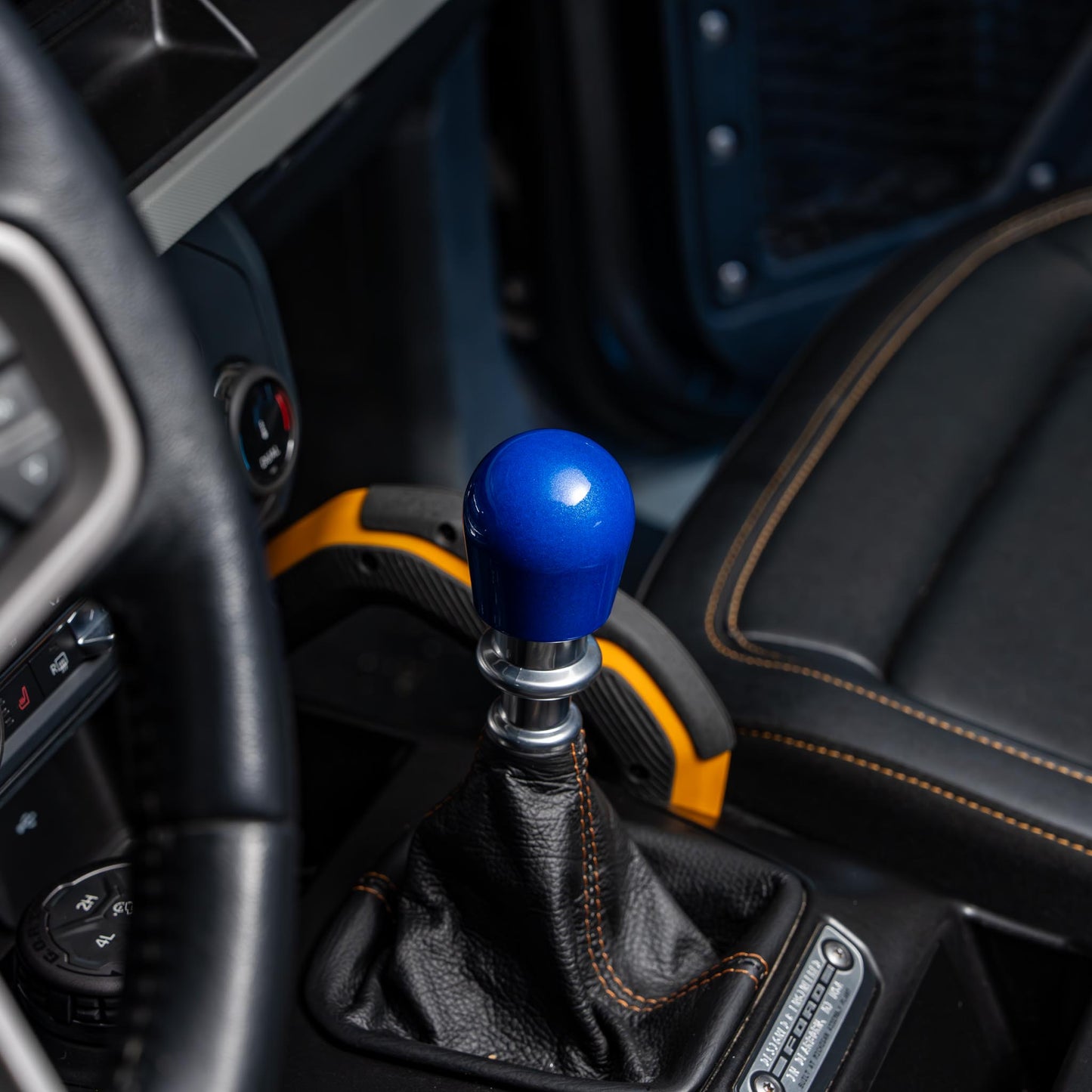 Billetworkz Weighted Shift Knob - Candy Blue - Fits Ford Bronco 6-Speed (2021+)