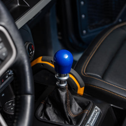 Billetworkz Weighted Shift Knob - Candy Blue - Fits Ford Bronco 6-Speed (2021+)