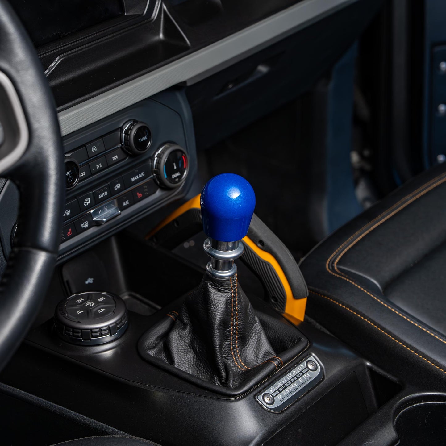 Billetworkz Weighted Shift Knob - Candy Blue - Fits Ford Bronco 6-Speed (2021+)