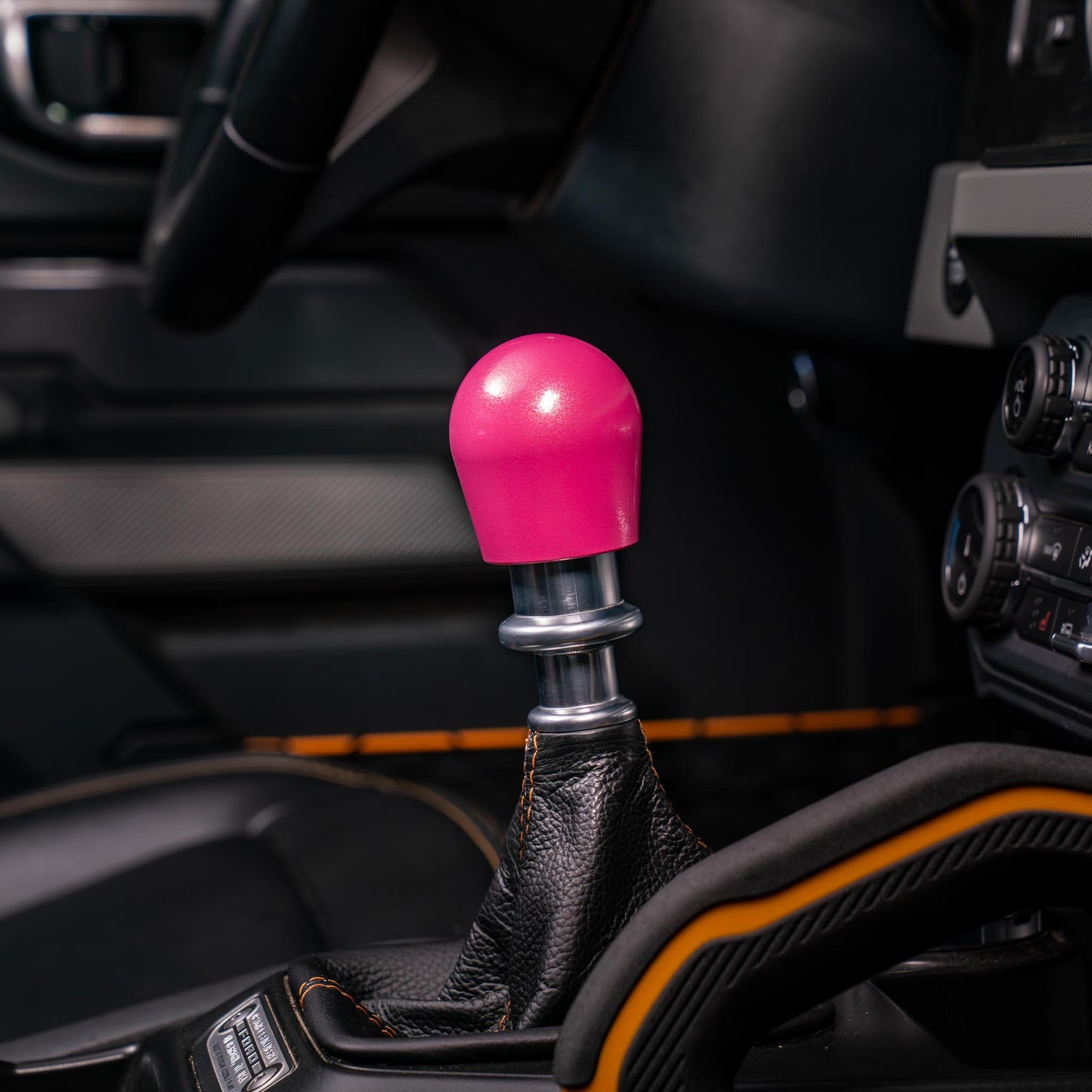 Billetworkz Weighted Shift Knob - Candy Pink - Fits Ford Bronco 6-Speed (2021+)