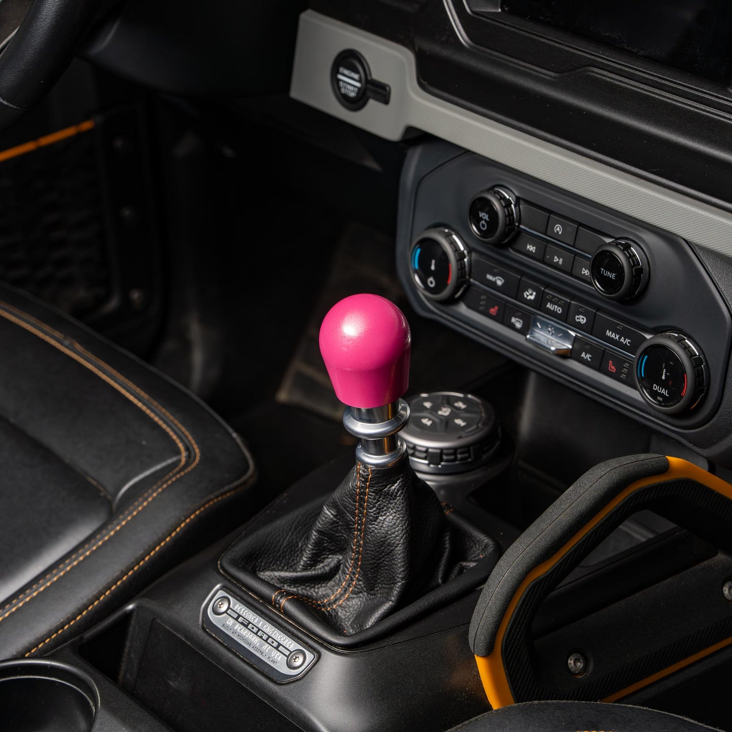 Billetworkz Weighted Shift Knob - Candy Pink - Fits Ford Bronco 6-Speed (2021+)