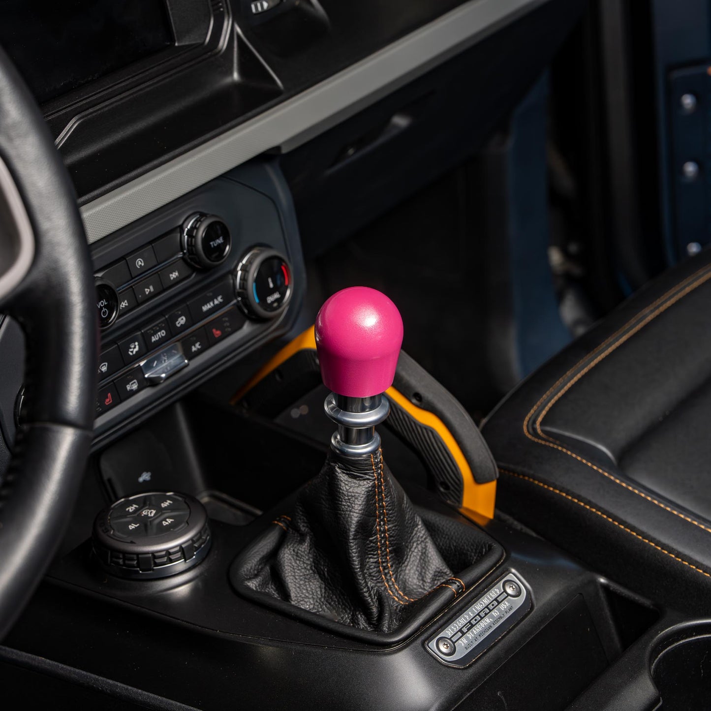 Billetworkz Weighted Shift Knob - Candy Pink - Fits Ford Bronco 6-Speed (2021+)