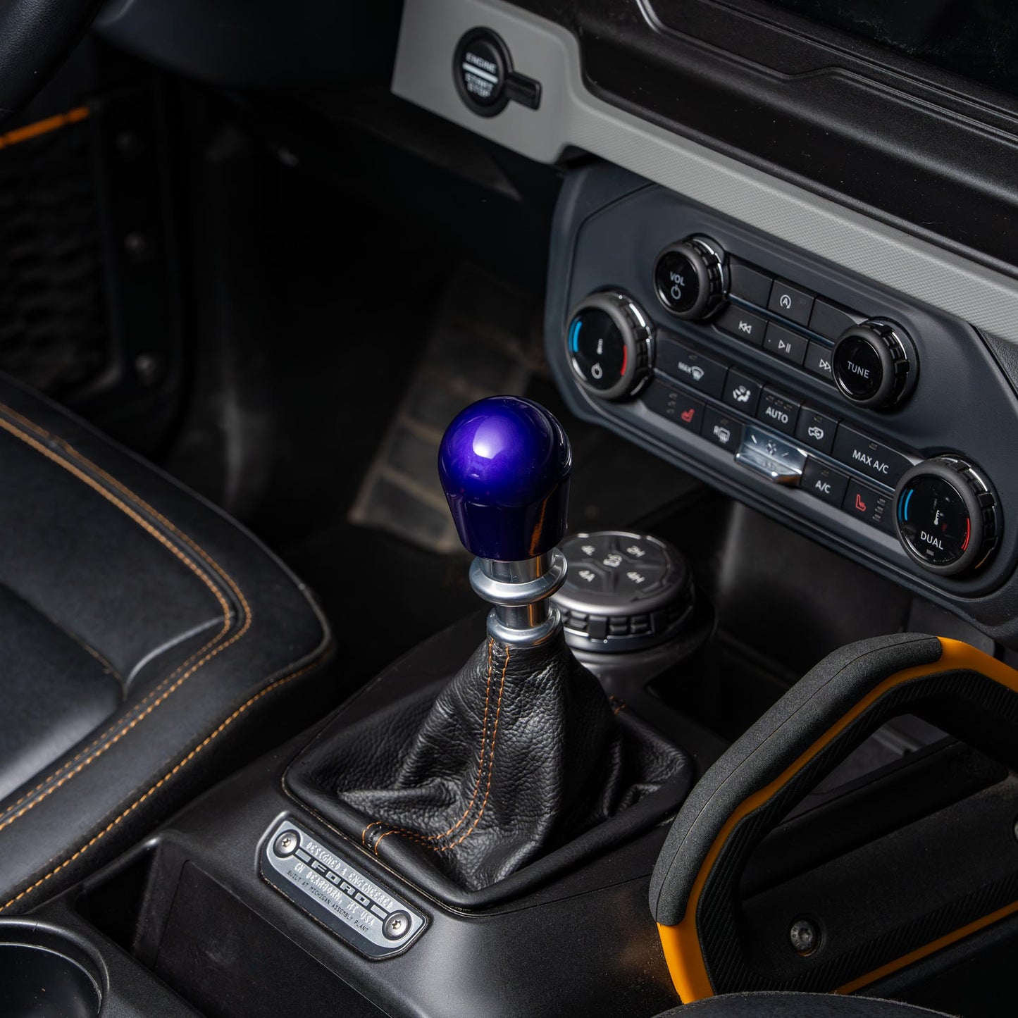Billetworkz Weighted Shift Knob - Candy Purple - Fits Ford Bronco 6-Speed (2021+)