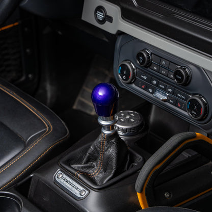 Billetworkz Weighted Shift Knob - Candy Purple - Fits Ford Bronco 6-Speed (2021+)