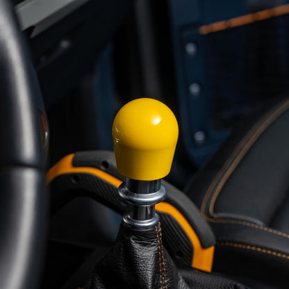 Billetworkz Weighted Shift Knob - Gloss Yellow - Fits Ford Bronco 6-Speed (2021+)