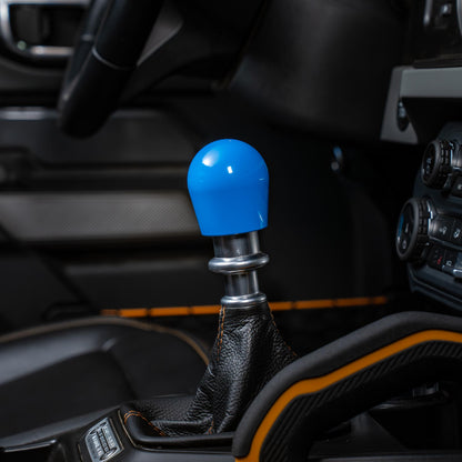 Billetworkz Weighted Shift Knob - Grabber Blue - Fits Ford Bronco 6-Speed (2021+)