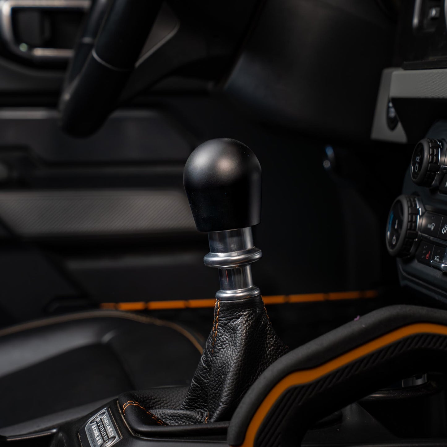 Billetworkz Weighted Shift Knob - Matte Black - Fits Ford Bronco 6-Speed (2021+)