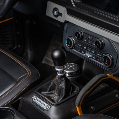 Billetworkz Weighted Shift Knob - Matte Black - Fits Ford Bronco 6-Speed (2021+)