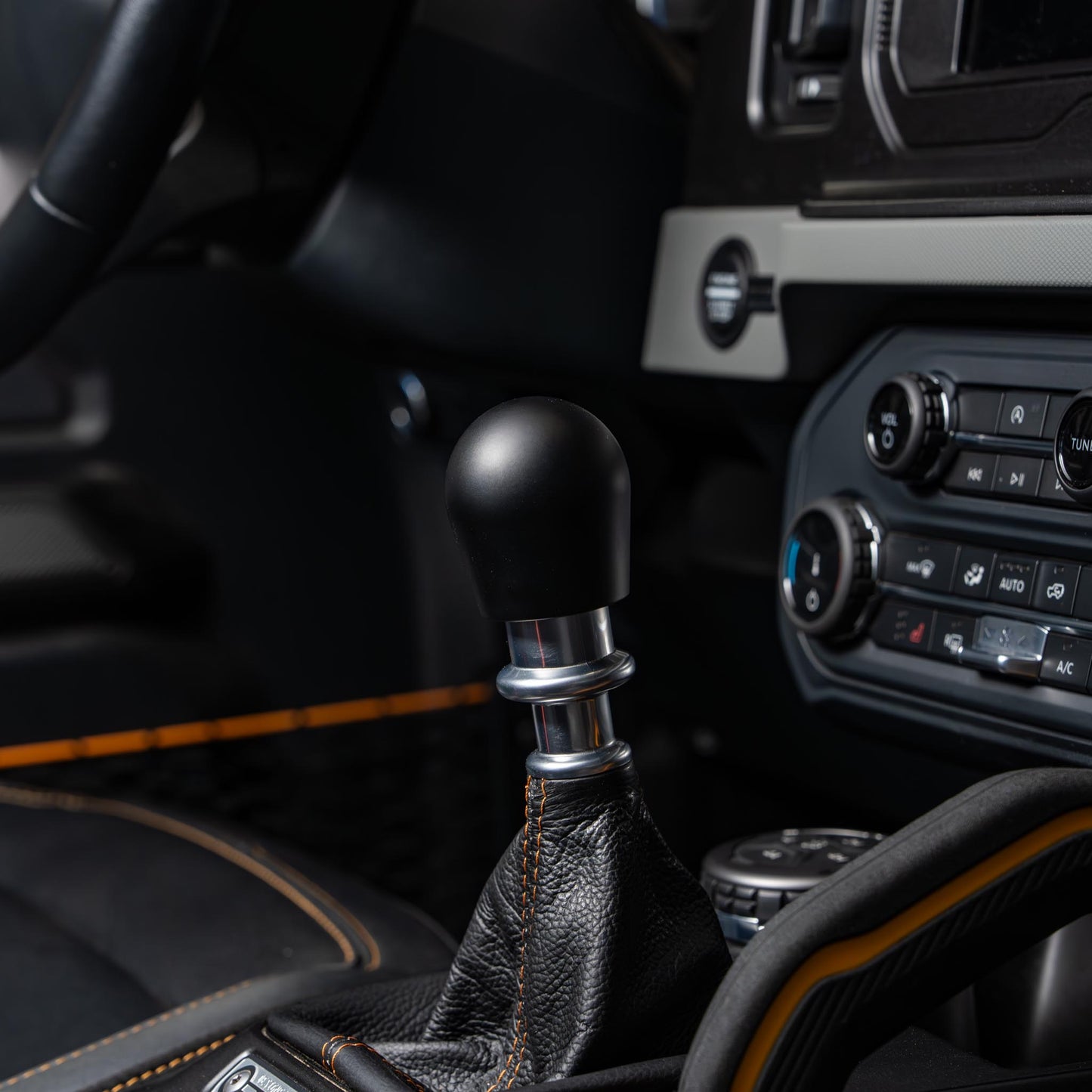 Billetworkz Weighted Shift Knob - Matte Black - Fits Ford Bronco 6-Speed (2021+)