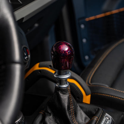 Billetworkz Shift Knob - Purple Cosmic Space - Fits Ford Bronco 6-Speed (2021+)