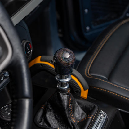 Billetworkz Weighted Shift Knob - Rainbow Sparkle - Fits Ford Bronco 6-Speed (2021+)