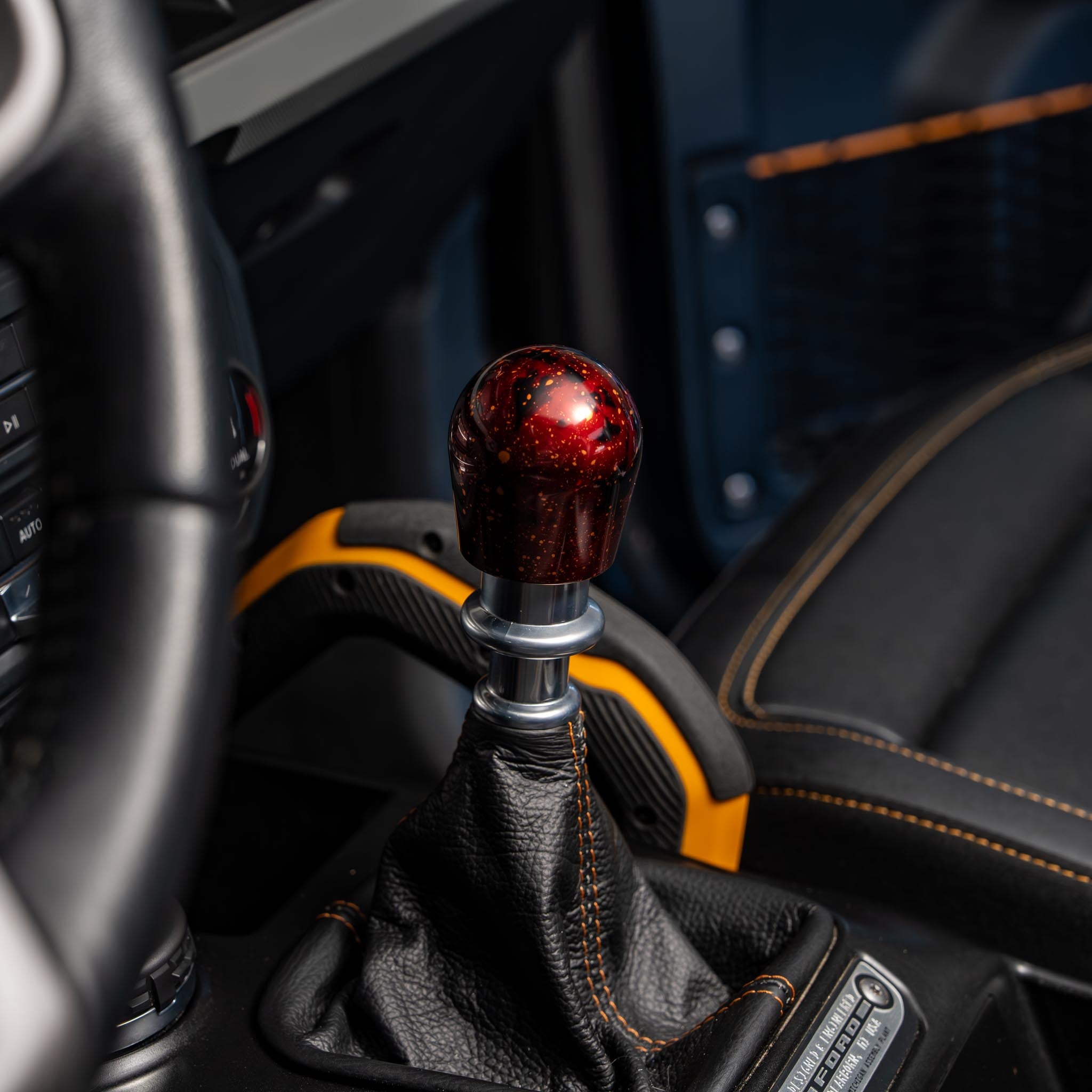 Billetworkz Shift Knob - Red Cosmic Space - Fits Ford Bronco 6