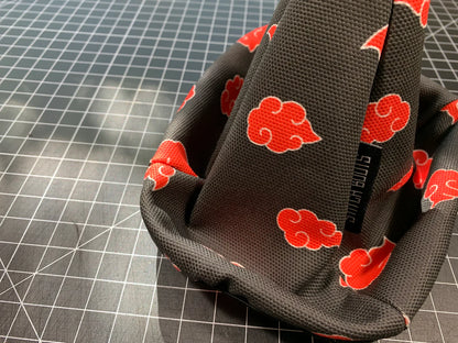Akatsuki Red Clouds Shift Boot by Stitch Boots