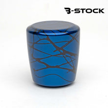 "B" Stock Shift Knob - Blue with Black Splash