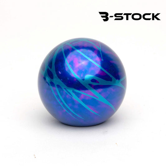 "B" Stock Shift Knob - Nebula with Teal Splash