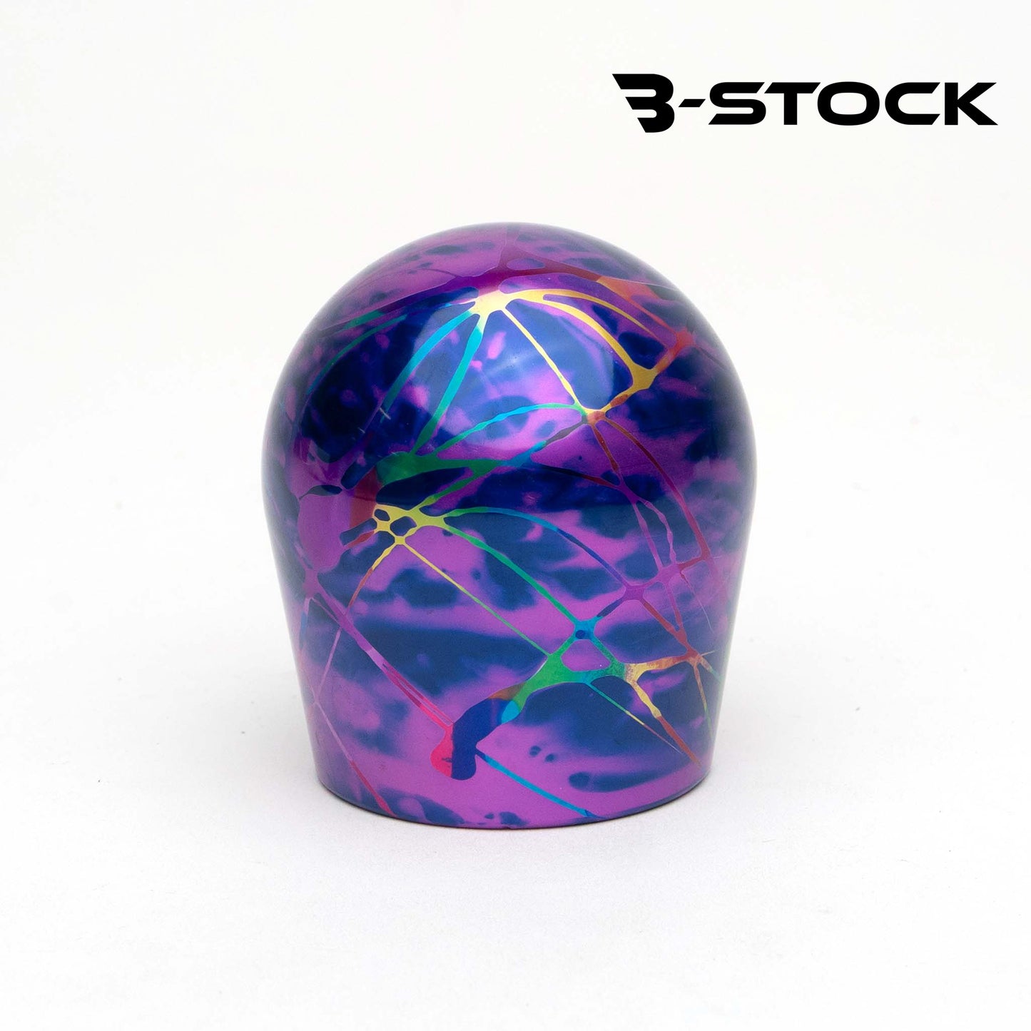 "B" Stock Shift Knob - Nebula with Rainbow Splash