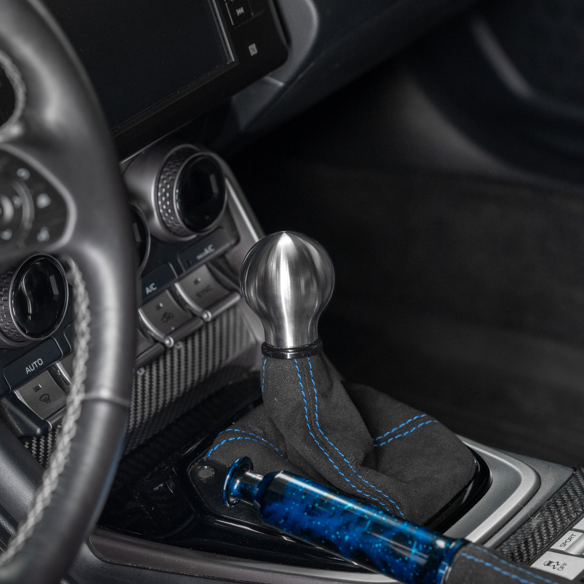 Billetworkz Titanium Brushed Automatic Shifter - BRZ / FR-S / 86 2013-2021 and 2022+ BRZ / GR86