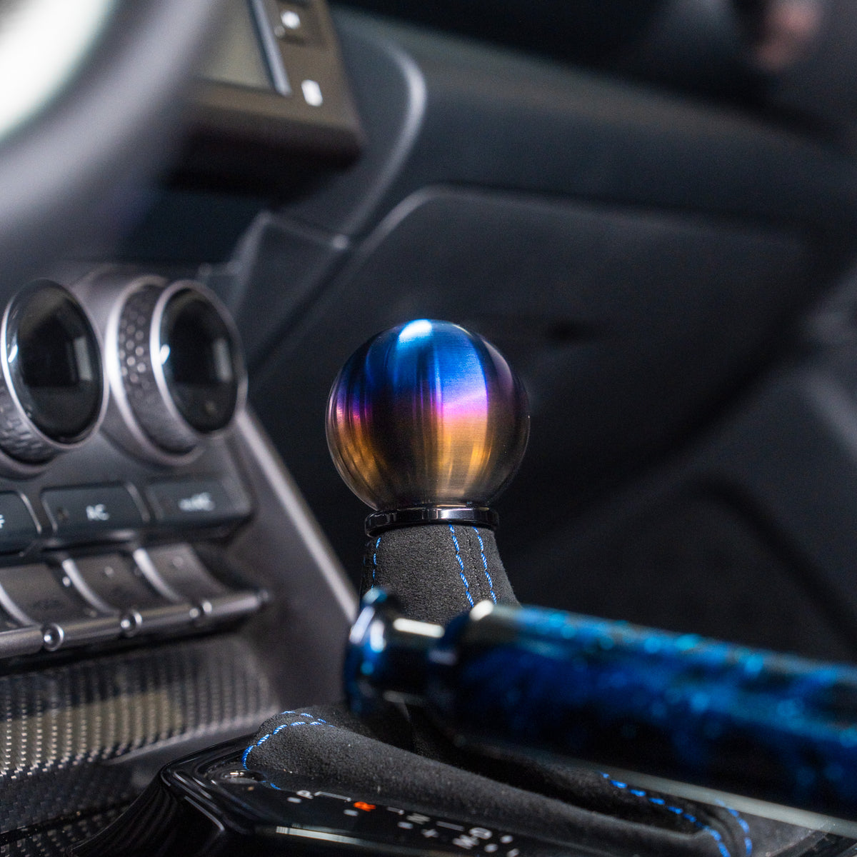 Billetworkz Titanium Torched Automatic Shifter - BRZ / FR-S / 86 2013-2021 and 2022+ BRZ / GR86