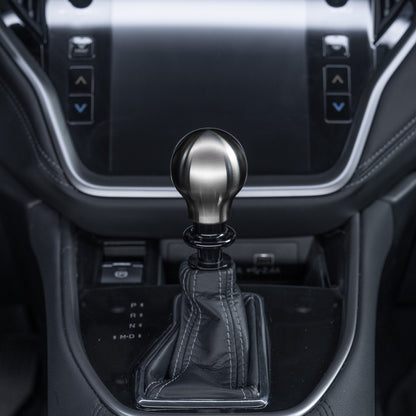 Billetworkz Titanium Brushed Automatic Shifter - Subaru CVT: WRX (2022+), Crosstrek (2024+), Forester (2025+), Impreza (2024+), Legacy/Outback (2015+)