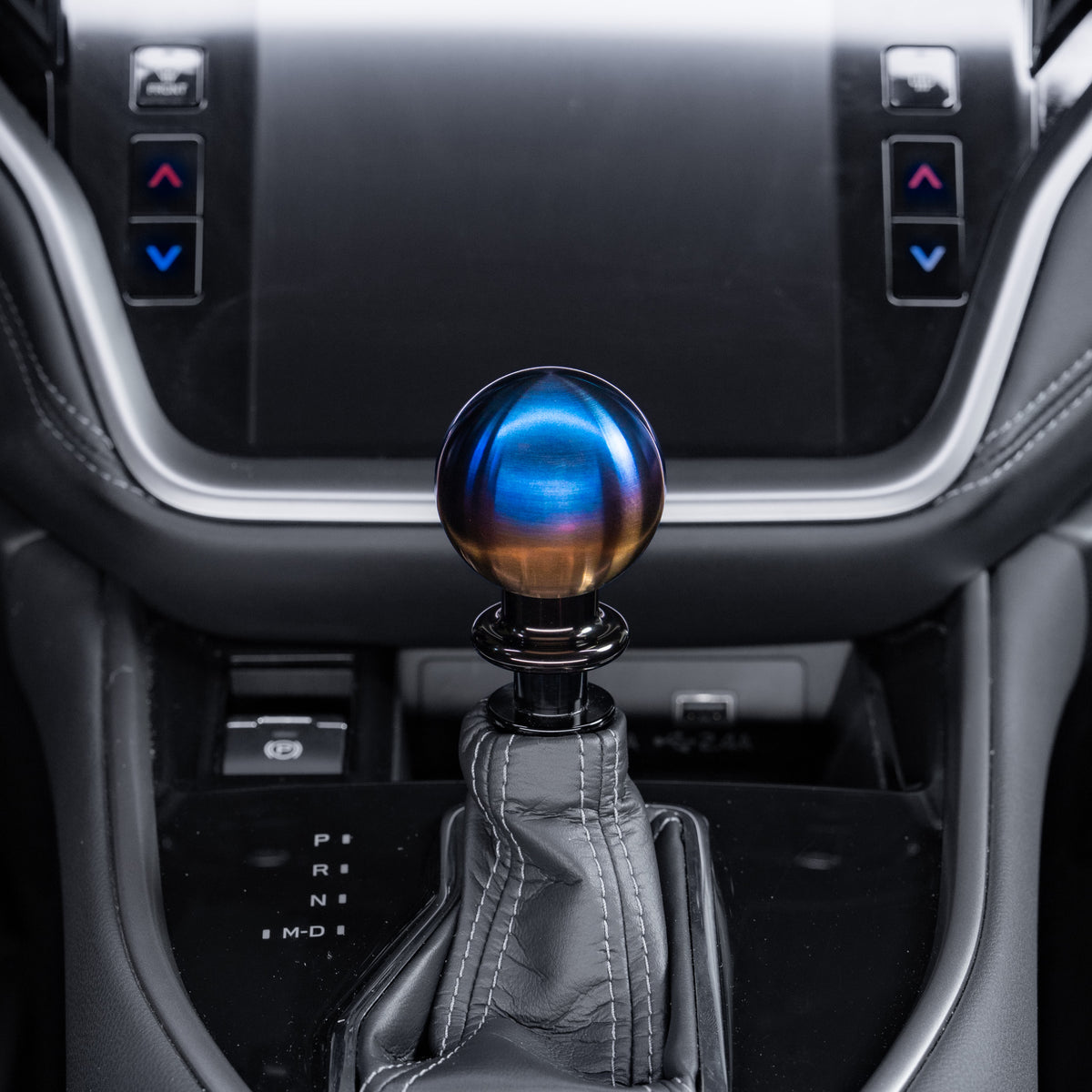 Billetworkz Titanium Torched Automatic Shifter - Fits Subaru CVT: WRX (2022+), Crosstrek (2024+), Forester (2025+), Impreza (2024+), Legacy/Outback (2015+)