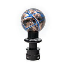 Billetworkz Automatic Shifter - Black Smoke w/ Blue Splash - Fits Subaru CVT: WRX (2022+), Crosstrek (2024), Forester (2025+), Impreza (2024), Legacy/Outback (2015+)