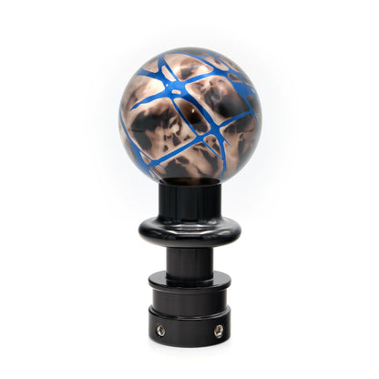 Billetworkz Automatic Shifter - Black Smoke w/Blue Splash  - Fits Chevrolet Camaro  (2016-2024)