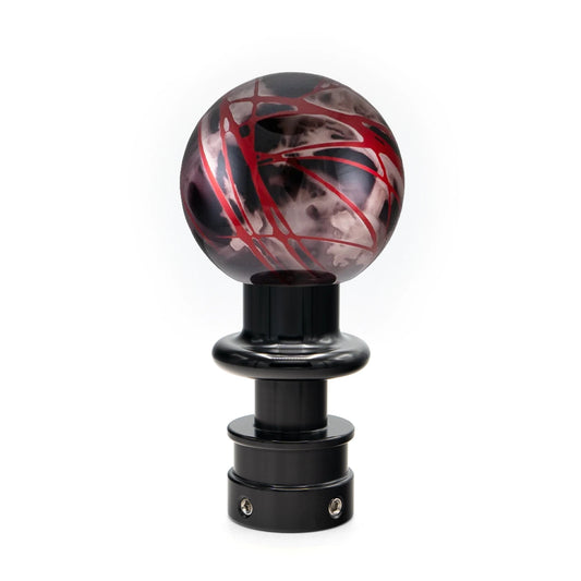 Billetworkz Automatic Shifter - Black Smoke w/ Red Splash  - Fits Chevrolet Camaro  (2016-2024)
