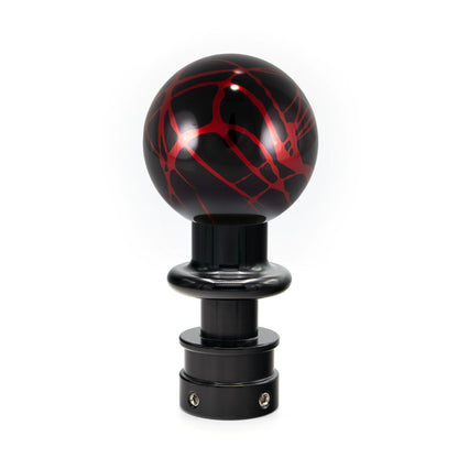 Billetworkz Automatic Shifter - Black w/ Red Splash - Fits Chevy SS 2014-2017