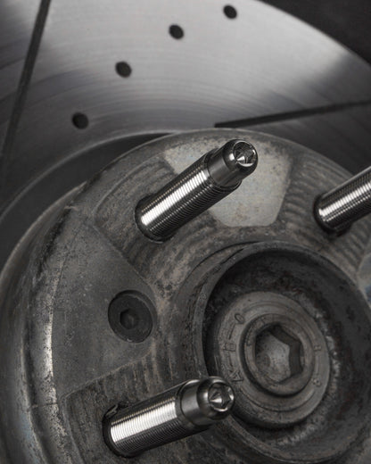 Billetworkz Titanium Wheel Stud Conversion Kit (Brushed)