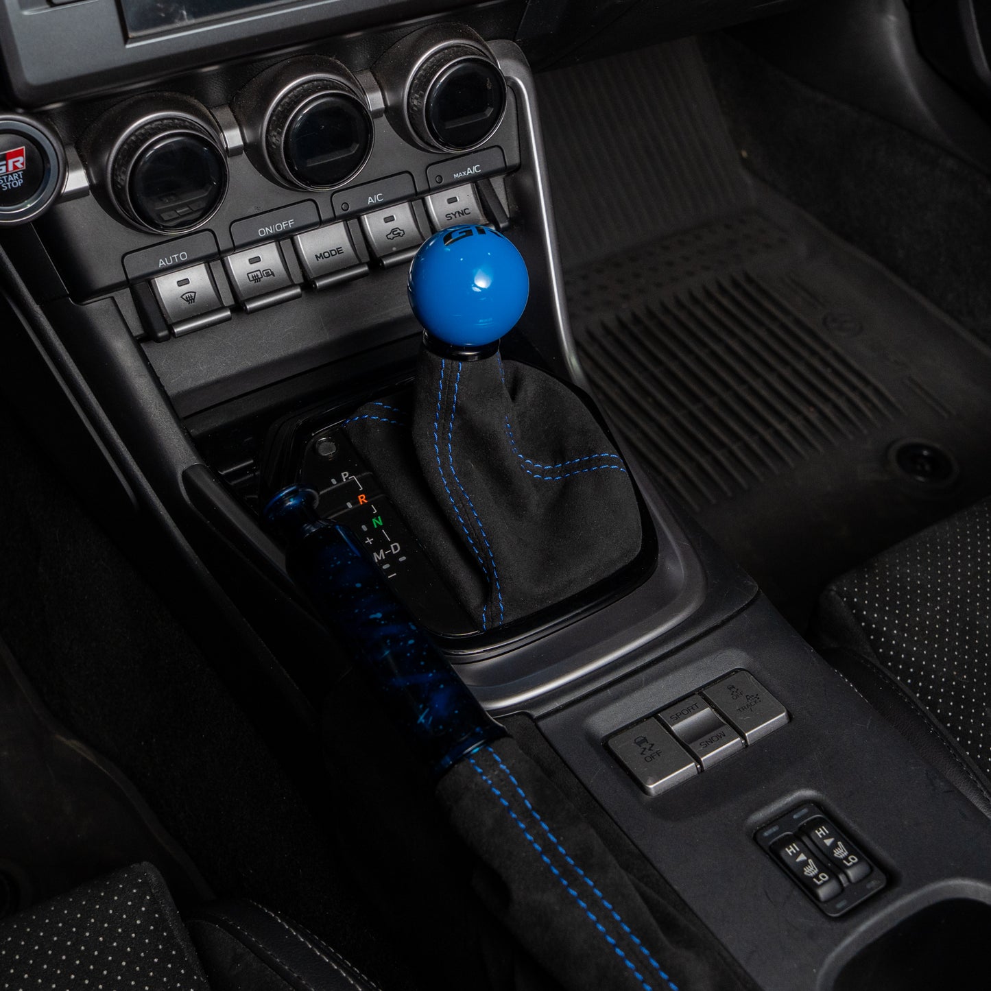 Billetworkz Alcantara Kit (Starter): Shift Boot and E-Brake Boot Kit – Subaru BRZ/Toyota GR86 2022+ (Automatic)