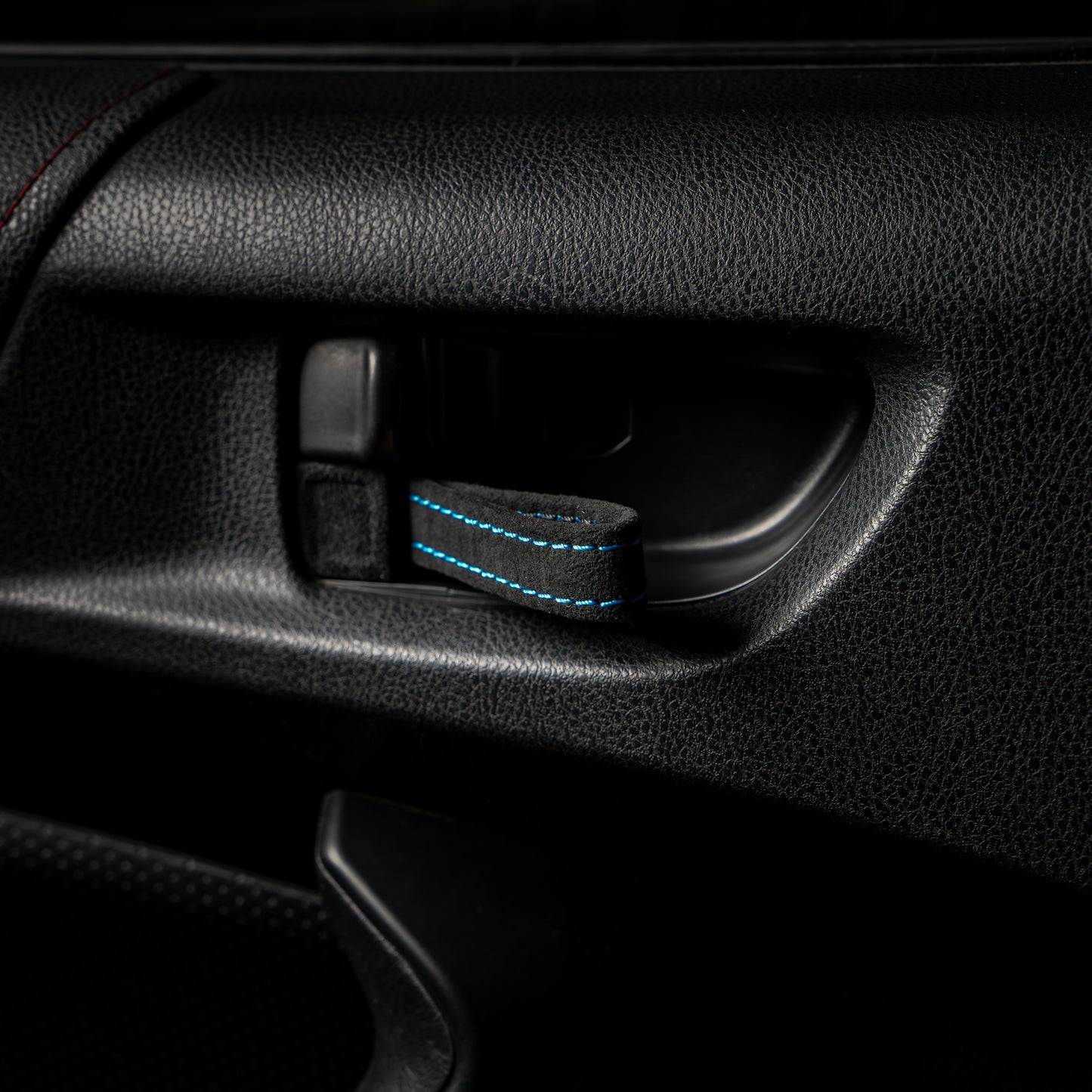 Billetworkz Alcantara Door Pull Strap Kit - Fits Subaru WRX/STI, BRZ, Crosstrek & More (2008–2021)