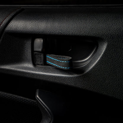 Billetworkz Alcantara Door Pull Strap Kit - Fits Subaru WRX/STI, BRZ, Crosstrek & More (2008–2021)