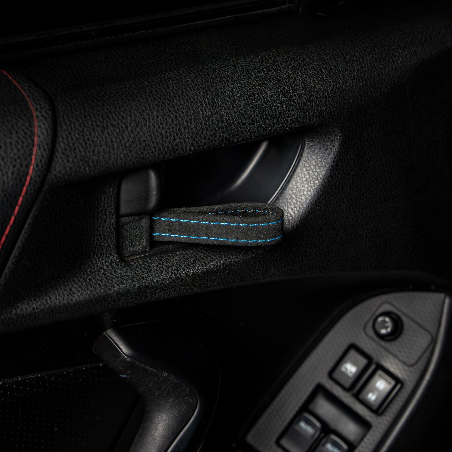 Billetworkz Alcantara Door Pull Strap Kit - Fits Subaru WRX/STI, BRZ, Crosstrek & More (2008–2021)