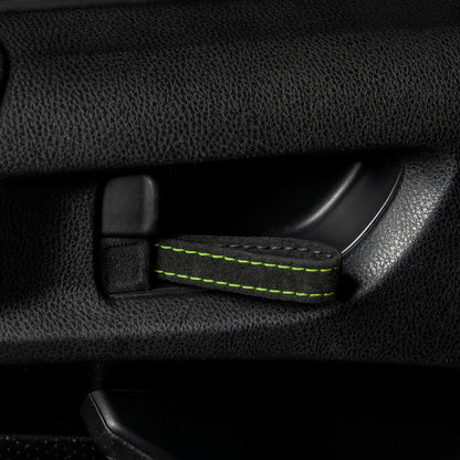 Billetworkz Alcantara Door Pull Strap Kit - Fits Subaru WRX/STI, BRZ, Crosstrek & More (2008–2021)