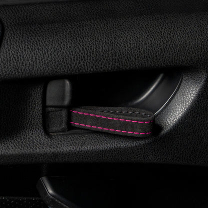 Billetworkz Alcantara Door Pull Strap Kit - Fits Subaru WRX/STI, BRZ, Crosstrek & More (2008–2021)
