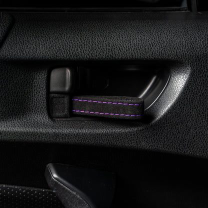 Billetworkz Alcantara Door Pull Strap Kit - Fits Subaru WRX/STI (2008-2021), BRZ (2013-2021), Crosstrek (2013-2017) & More
