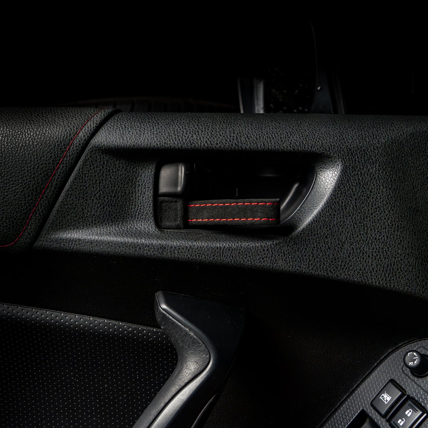 Billetworkz Alcantara Door Pull Strap Kit - Fits Subaru WRX/STI, BRZ, Crosstrek & More (2008–2021)