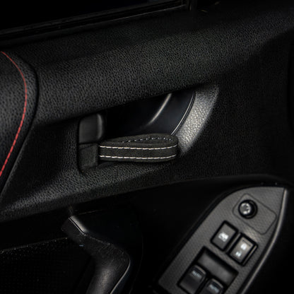 Billetworkz Alcantara Door Pull Strap Kit - Fits Subaru WRX/STI, BRZ, Crosstrek & More (2008–2021)