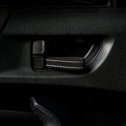 Billetworkz Alcantara Door Pull Strap Kit - Fits Subaru WRX/STI, BRZ, Crosstrek & More (2008–2021)