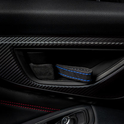 Billetworkz Alcantara Door Pull Strap Kit - Fits Subaru WRX/STI, BRZ, GR86, Crosstrek & More (2022+)