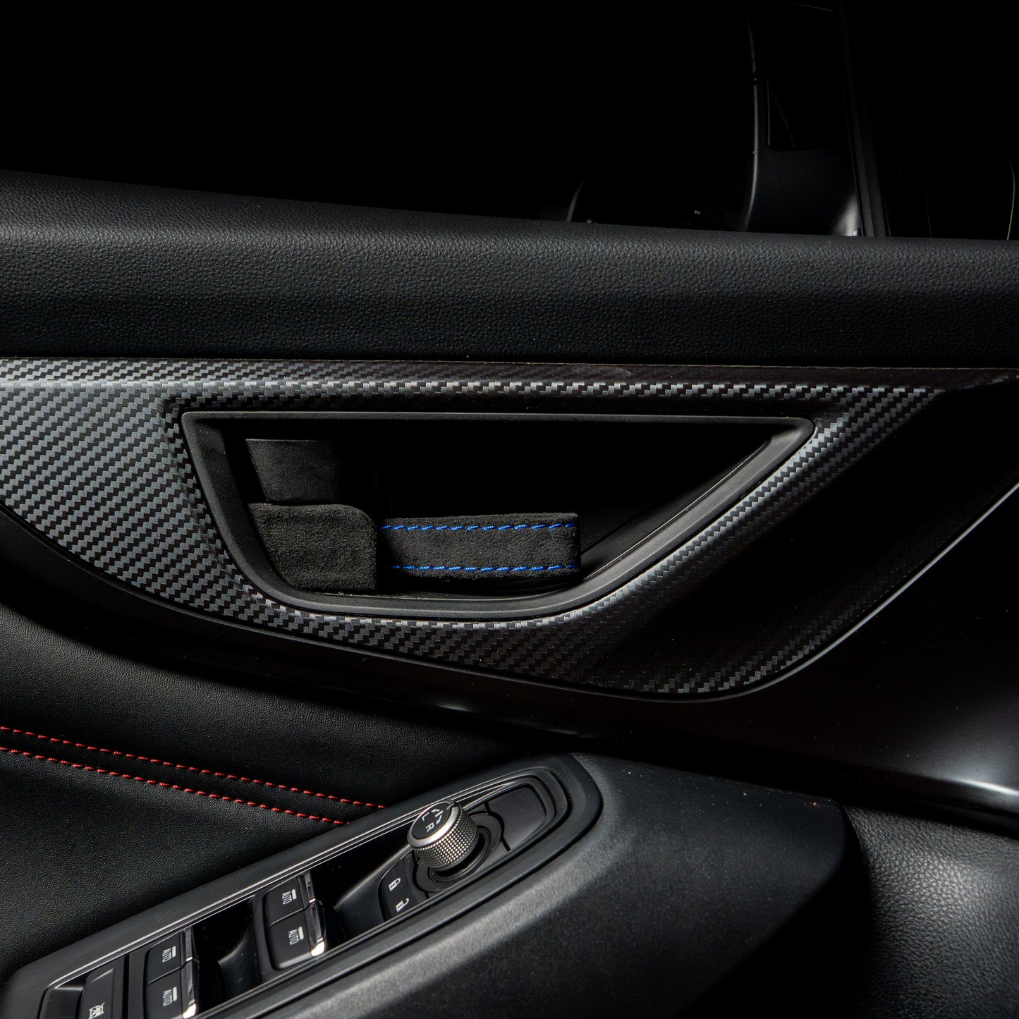 Billetworkz Alcantara Door Pull Strap Kit - Fits Subaru WRX/BRZ/GR86/Ascent (2022+), Crosstrek (2018+) & More