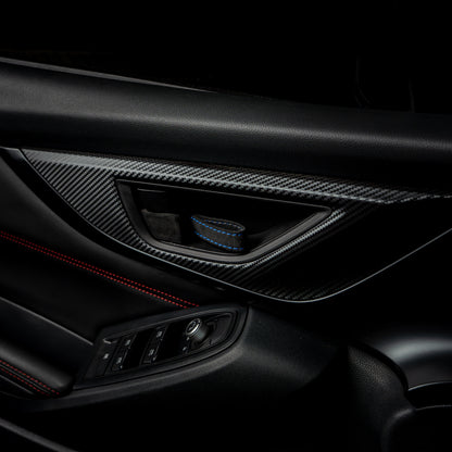 Billetworkz Alcantara Door Pull Strap Kit - Fits Subaru WRX/STI, BRZ, GR86, Crosstrek & More (2022+)
