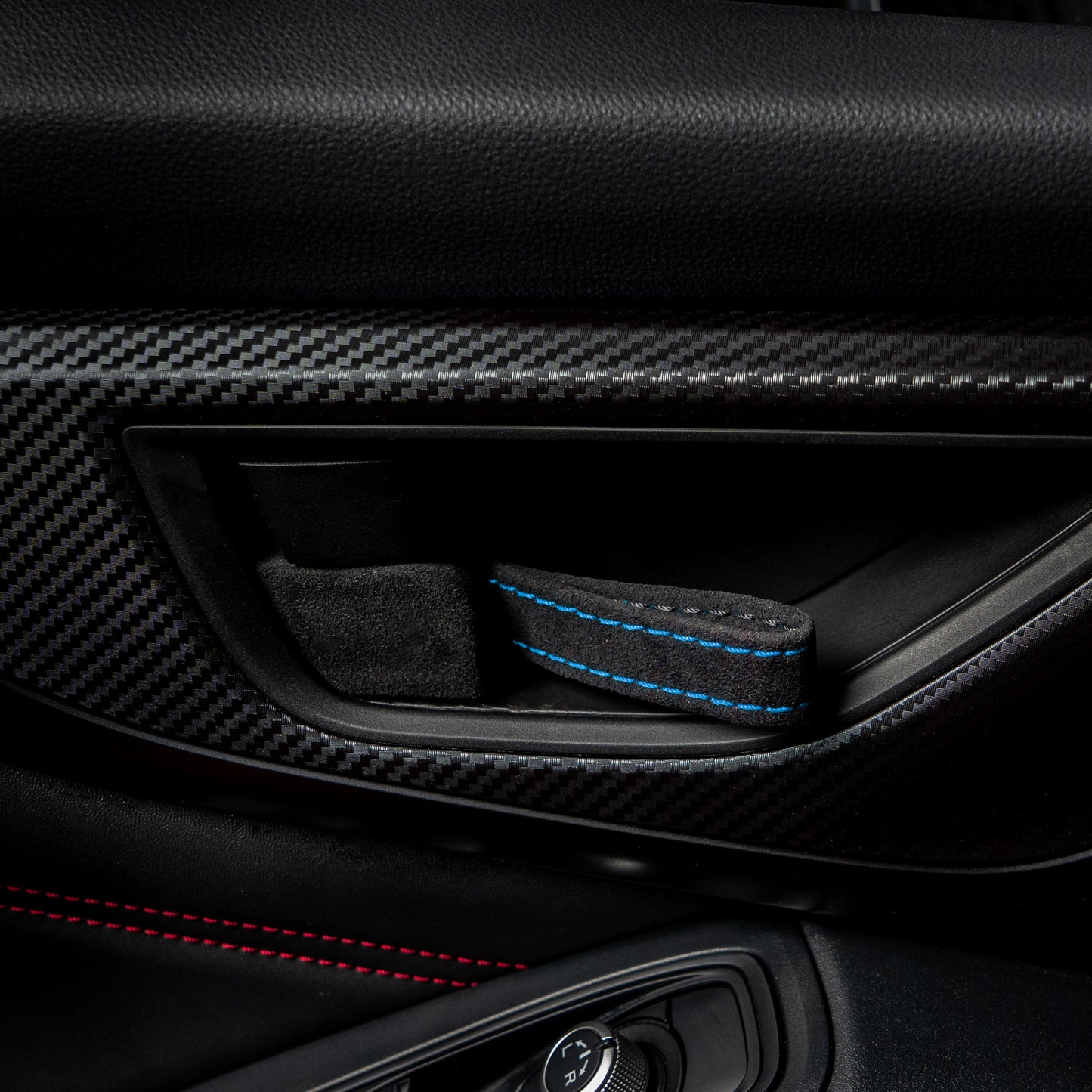 Billetworkz Alcantara Door Pull Strap Kit - Fits Subaru WRX/STI, BRZ, GR86, Crosstrek & More (2022+)