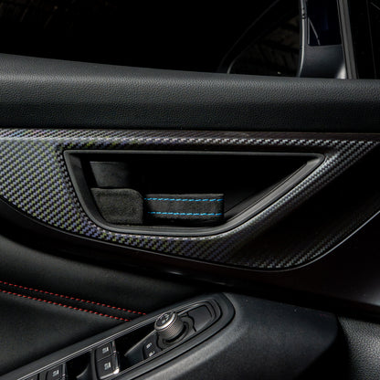 Billetworkz Alcantara Door Pull Strap Kit - Fits Subaru WRX/BRZ/GR86/Ascent (2022+), Crosstrek (2018+) & More