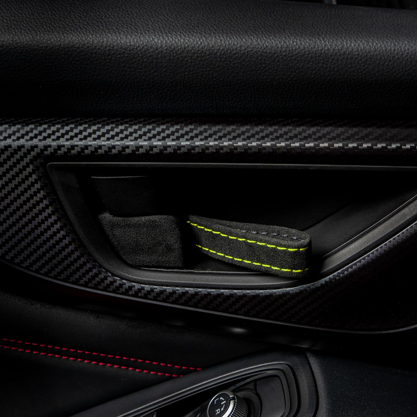 Billetworkz Alcantara Door Pull Strap Kit - Fits Subaru WRX/STI, BRZ, GR86, Crosstrek & More (2022+)