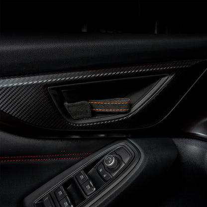 Billetworkz Alcantara Door Pull Strap Kit - Fits Subaru WRX/BRZ/GR86/Ascent (2022+), Crosstrek (2018+) & More