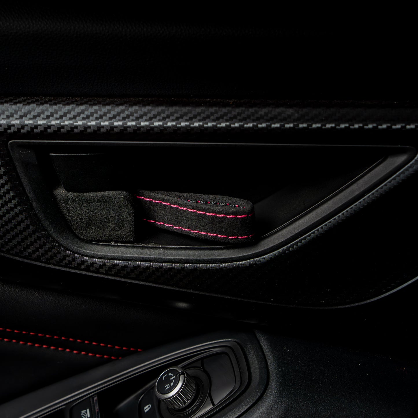 Billetworkz Alcantara Door Pull Strap Kit - Fits Subaru WRX/STI, BRZ, GR86, Crosstrek & More (2022+)