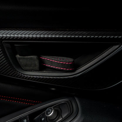 Billetworkz Alcantara Door Pull Strap Kit - Fits Subaru WRX/STI, BRZ, GR86, Crosstrek & More (2022+)