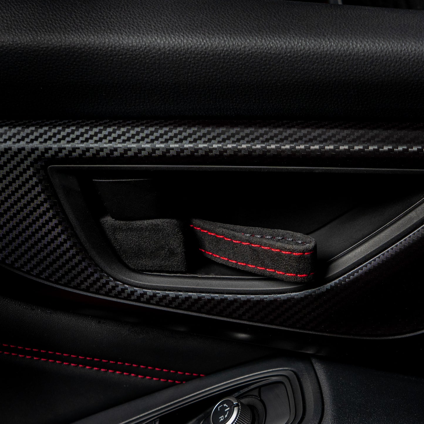Billetworkz Alcantara Door Pull Strap Kit - Fits Subaru WRX/STI, BRZ, GR86, Crosstrek & More (2022+)