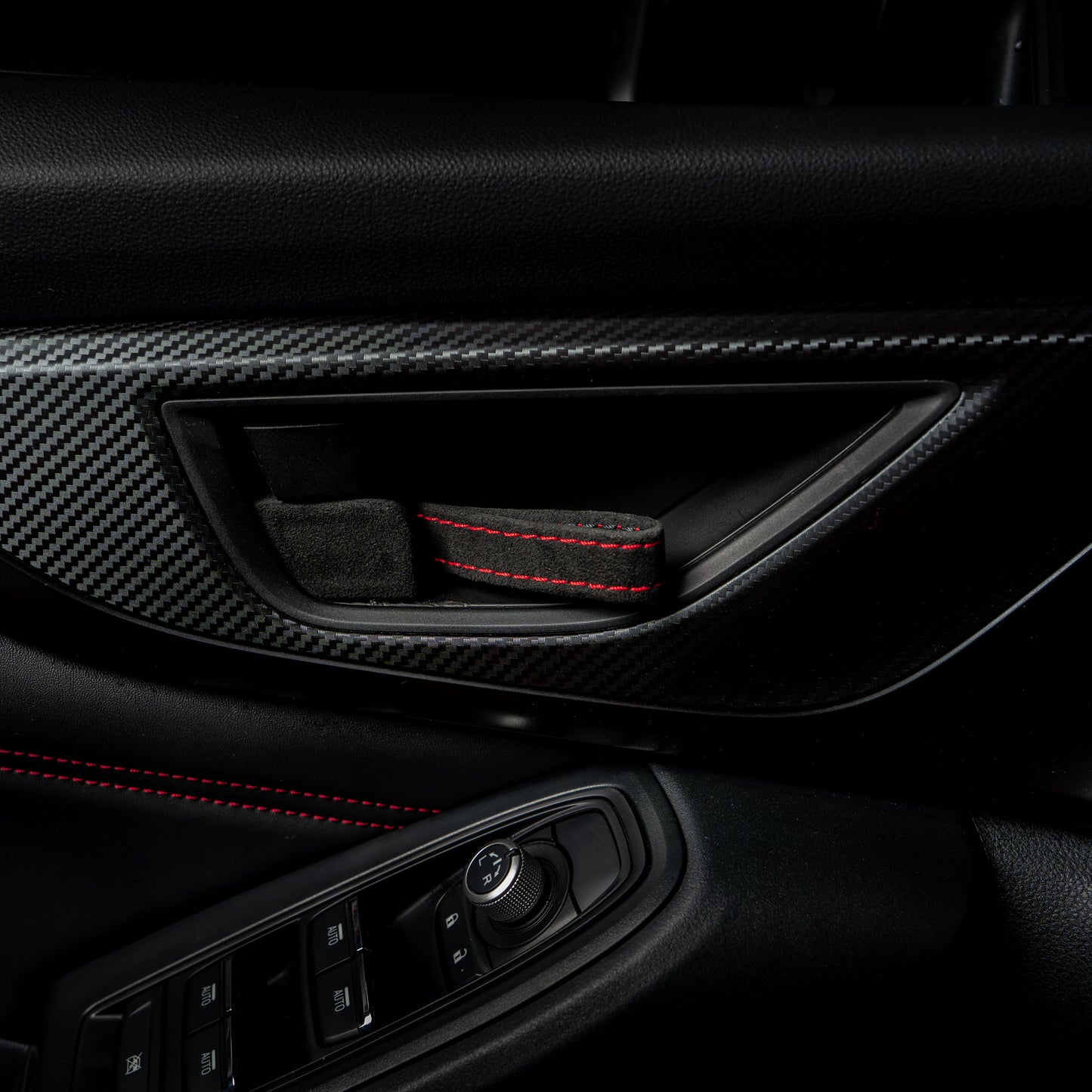 Billetworkz Alcantara Door Pull Strap Kit - Fits Subaru WRX/STI, BRZ, GR86, Crosstrek & More (2022+)